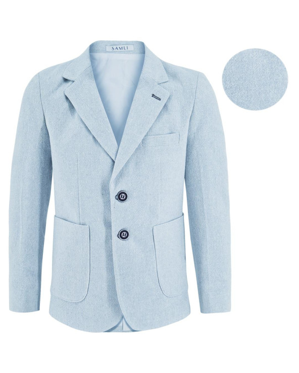 Baby Blue & Navy 4PC Suit Set 1-10
