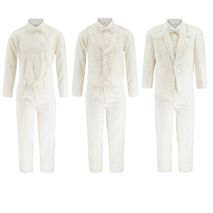 Samli Ivory Paisley 6PC suit 6-10