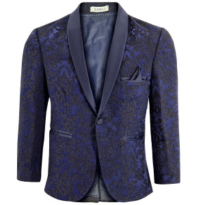 Samli Midnight Blue Paisley 6PC suit 1-5