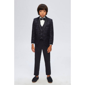 Samli Midnight Blue Paisley 6PC suit 1-5