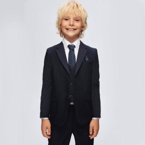 Samli Freddie Blue Polka 7PC Suit Set 11-14