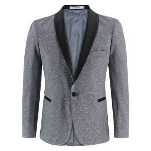 Samli Oscar D/Grey Glitter 5PC Suit 11-14