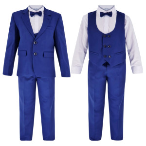Samli Harvey Blue 7PC Suit Set 11-14
