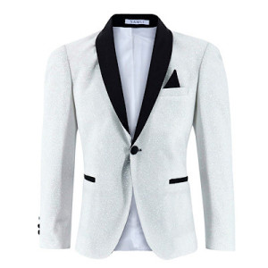 Samli Leo Black/White 5PC Suit Set 11-14