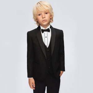 Samli Black Glitter 6PC Suit Ensemble 11-14