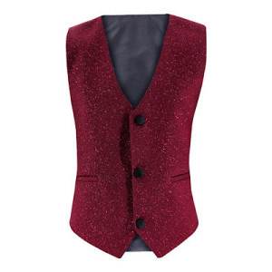 Samli Wine Glitter 6PC Suit Ensemble 11-14