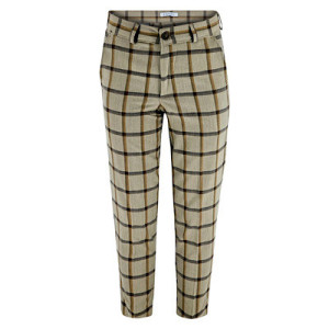Samli Jack Beige & Brown Check 7PC Suit 11-14