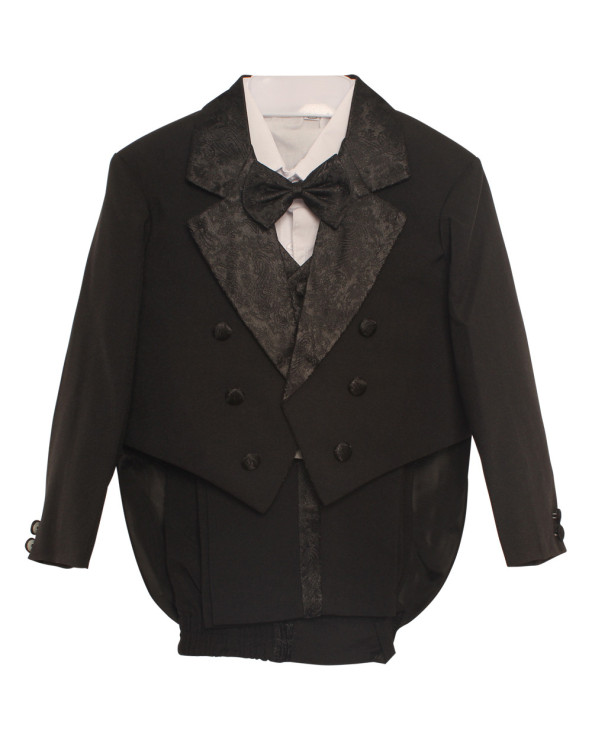 Boys 5pc Black suit