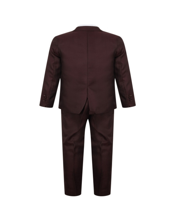 Boys Burgundy Suit 5pc