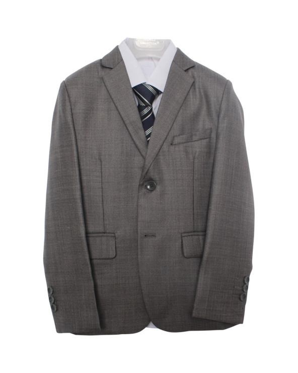 Boys Wedding 5pc Grey suit