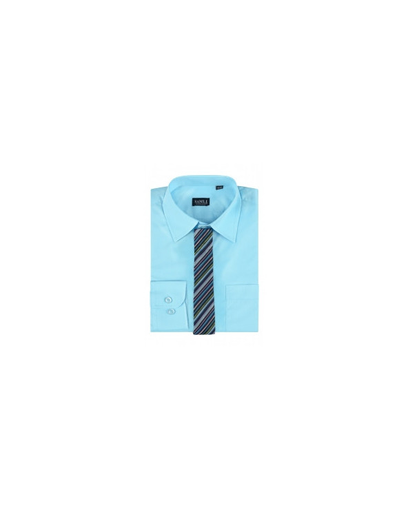 BOYS KIDS FORMAL SHIRT TIE SET